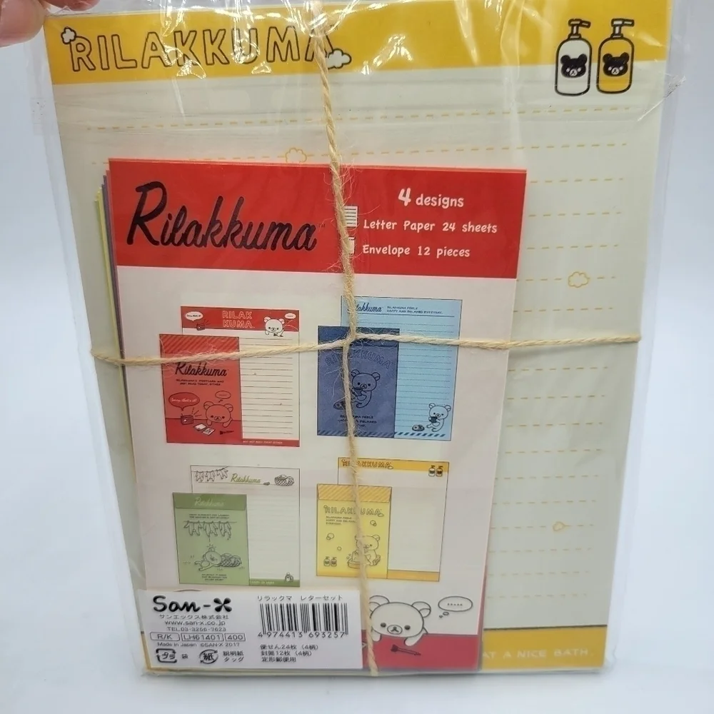Rilakkuma stationary letter set